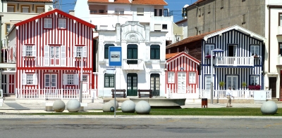 Costa Nova striped houses