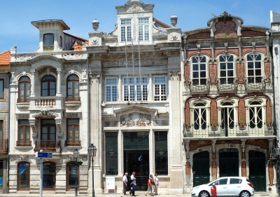 Aveiro old merchants' houses