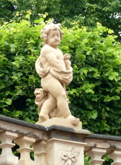 Zwinger Palace another cherub statue