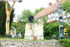 Sculpture garden at Hemfurth