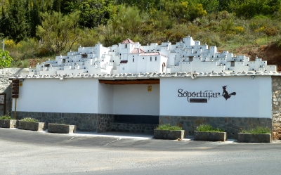Village sign in the Alpujarras