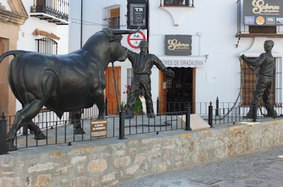 Grazalema bull statue