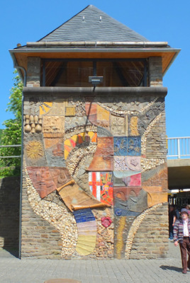 Cochem tile mural