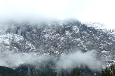 Garmisch cloudy mountain