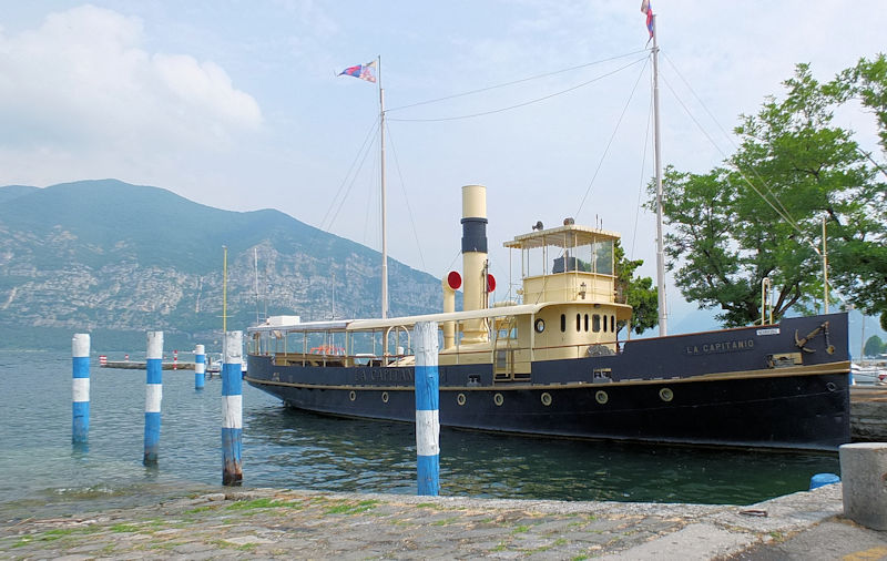 Iseo historic steamboat