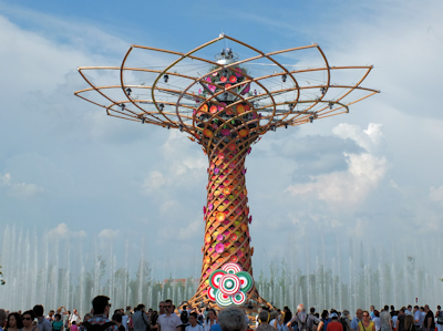 Milan Expo tree of Life feature