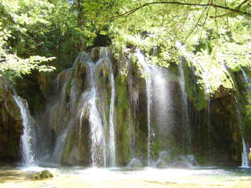 Petrifying Waterfall at Cirque du Fer a Cheval 