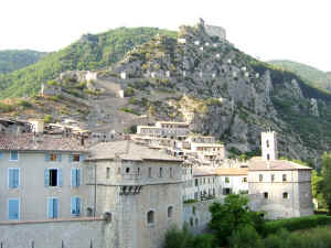 Entrevaux and path to citadel