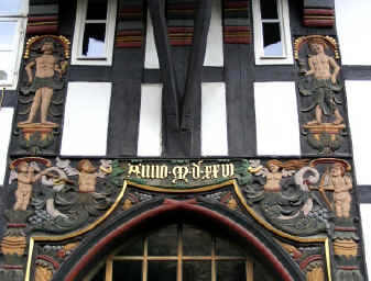 Goslar - decorated building