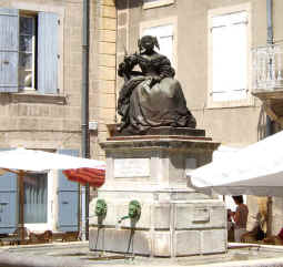 Mme de Sévigné statue at Grignan