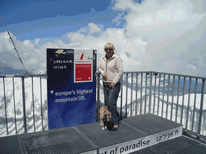 On top of the world KLein Matterhorn