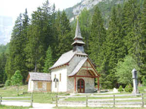 Chapel at Lago di Braies