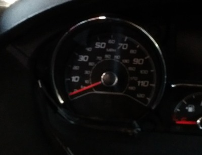 Fiat dark speedometer