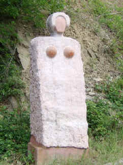 Strange sculpture near Oberwesel