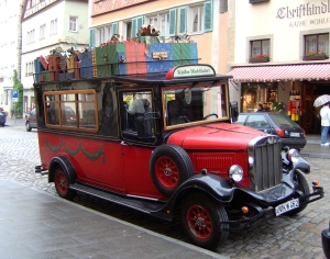 Christmas Bus in Rothenburg
