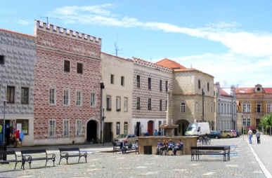 Slavonice main square
