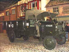 Milestones Museum reconstructed street and old lorry